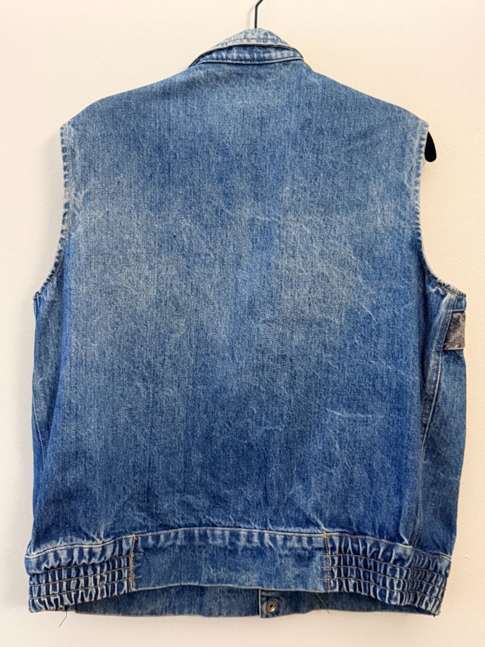 VINTAGE 80'S GUESS DENIM SKATER VEST SMALL - Picture 10 of 10